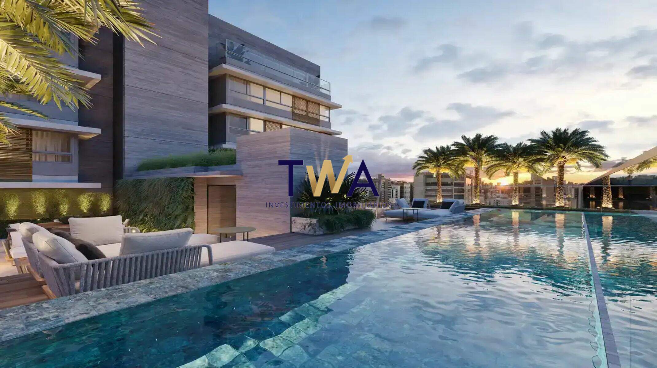 Apartamento, Paradiso , Lourdes, à venda, TWA Investimentos. : Piscina climatizada descoberta