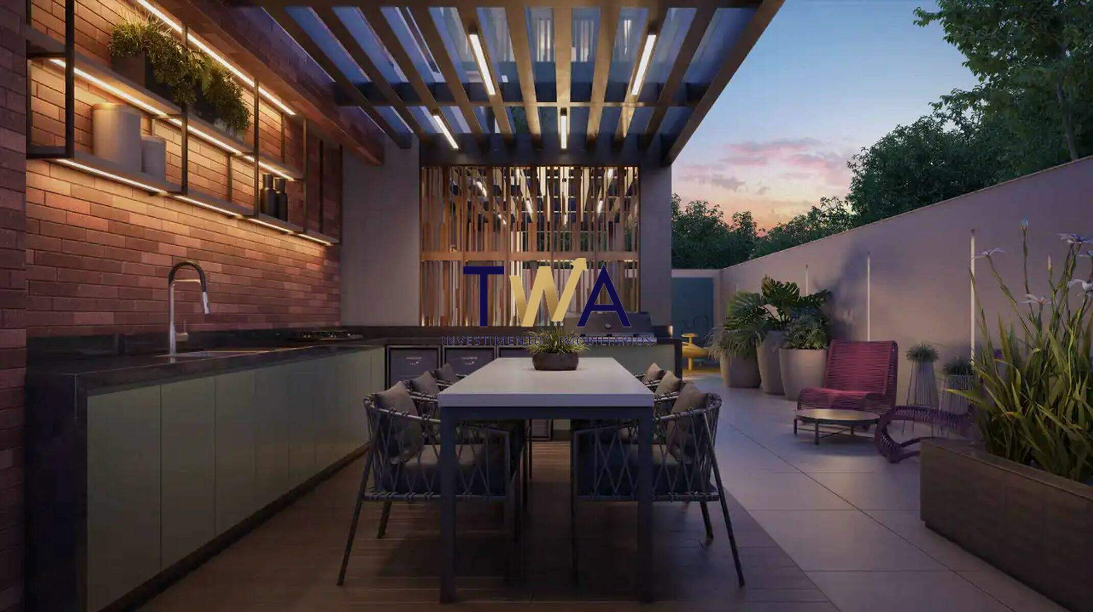 Apartamento, Metallo Residence , Gutierrez, à venda, TWA Investimentos. : Espaço gourmet