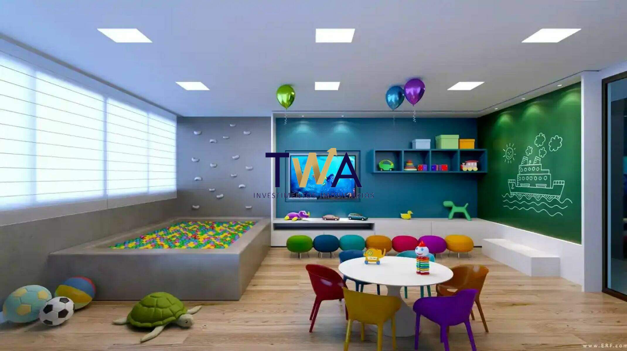 Apartamento, Le Père Residence, Sion, à venda, TWA Investimentos. : Espaço kids interno