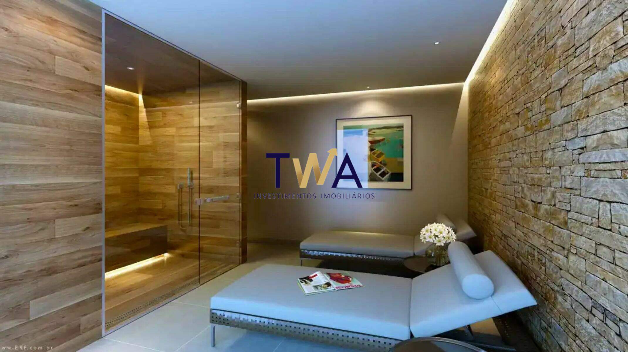 Apartamento, Le Père Residence, Sion, à venda, TWA Investimentos. : Sauna com descanso