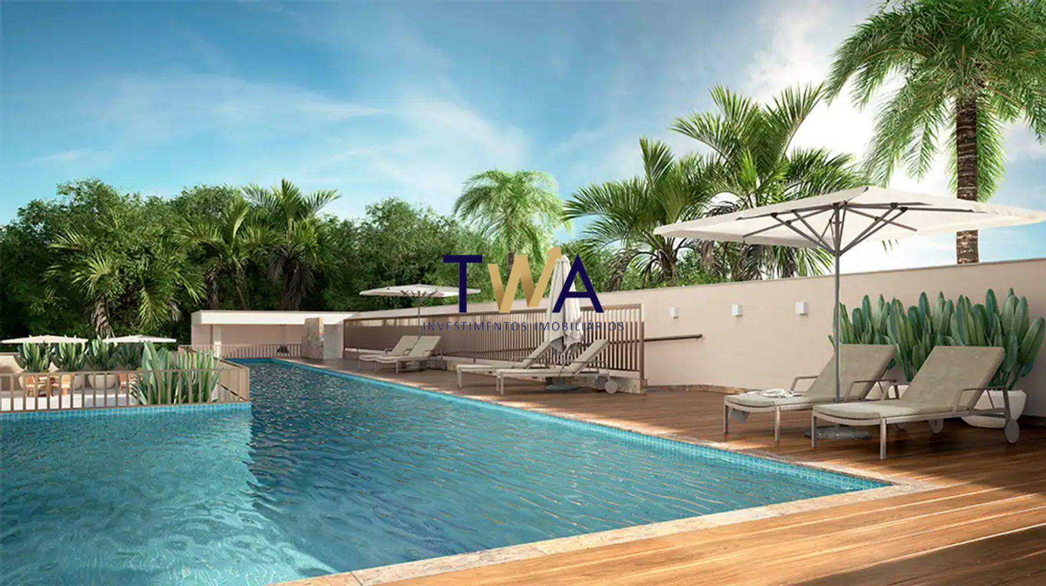 Apartamento, Cambará, Buritis, à venda, TWA Investimentos. : Piscina com raia e deck