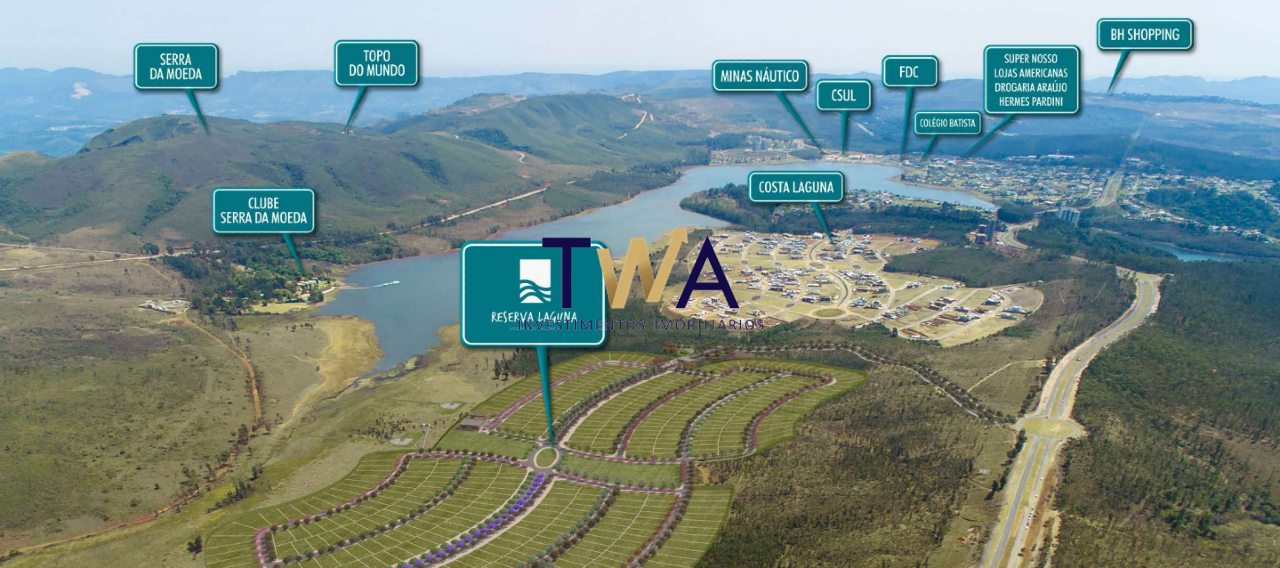 Lote em condomínio, Reserva Laguna, Alphaville Lagoa dos Ingleses, à venda, TWA Investimentos. : 