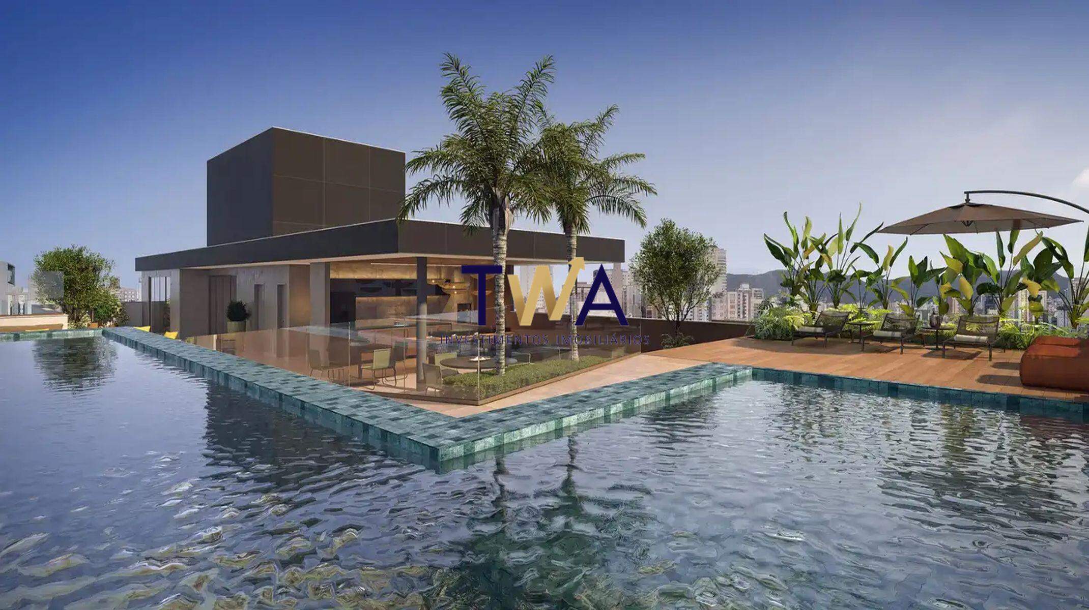 Apartamento, Studios 150, Prado, à venda, TWA Investimentos. : Piscina com raia no rooftop