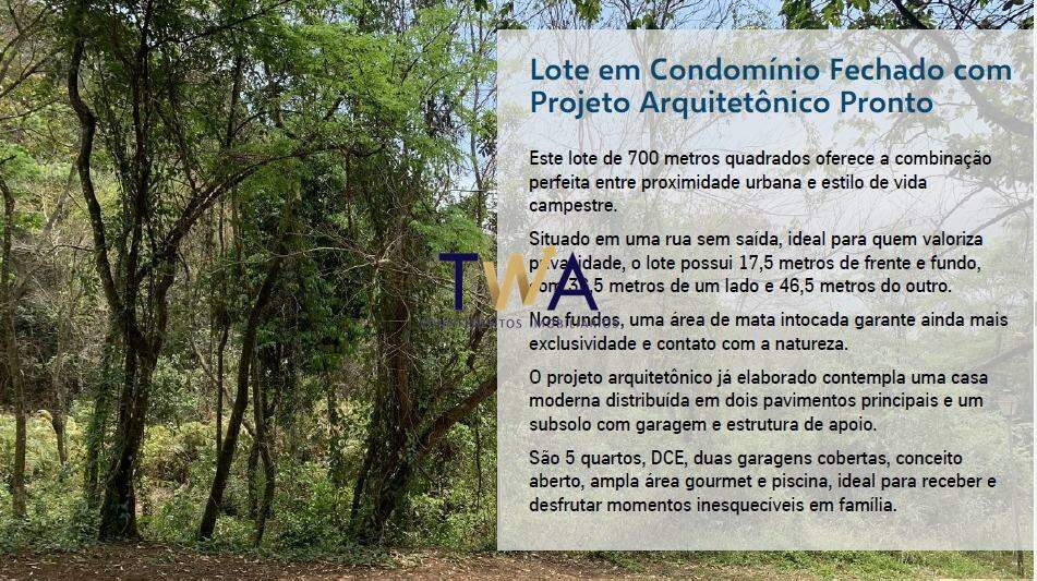 Lote em condomínio, Veredas das Geraes, Veredas das Gerais, à venda, TWA Investimentos. : 