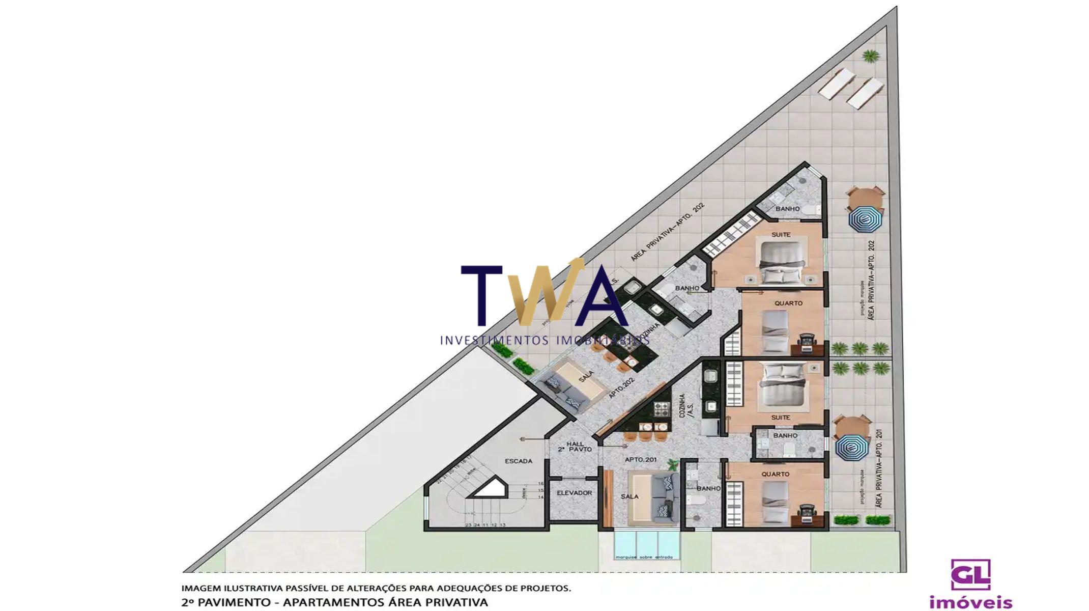 Apartamento, ED. CLAUDIO MANOEL, Funcionários, à venda, TWA Investimentos. : 