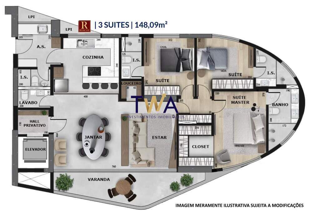 Apartamento, Residencial Miro, Vale do Sereno, à venda, TWA Investimentos. : 