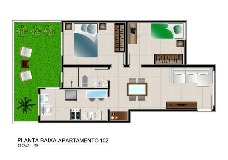 Apartamento à venda com 2 quartos, 66m² - Foto 19