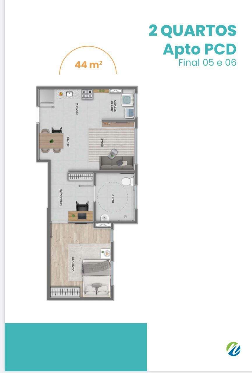 Apartamento à venda com 2 quartos, 43m² - Foto 25