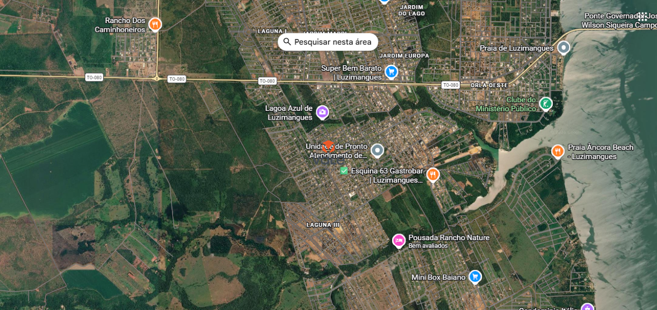 Área à venda no Luzimangues: 