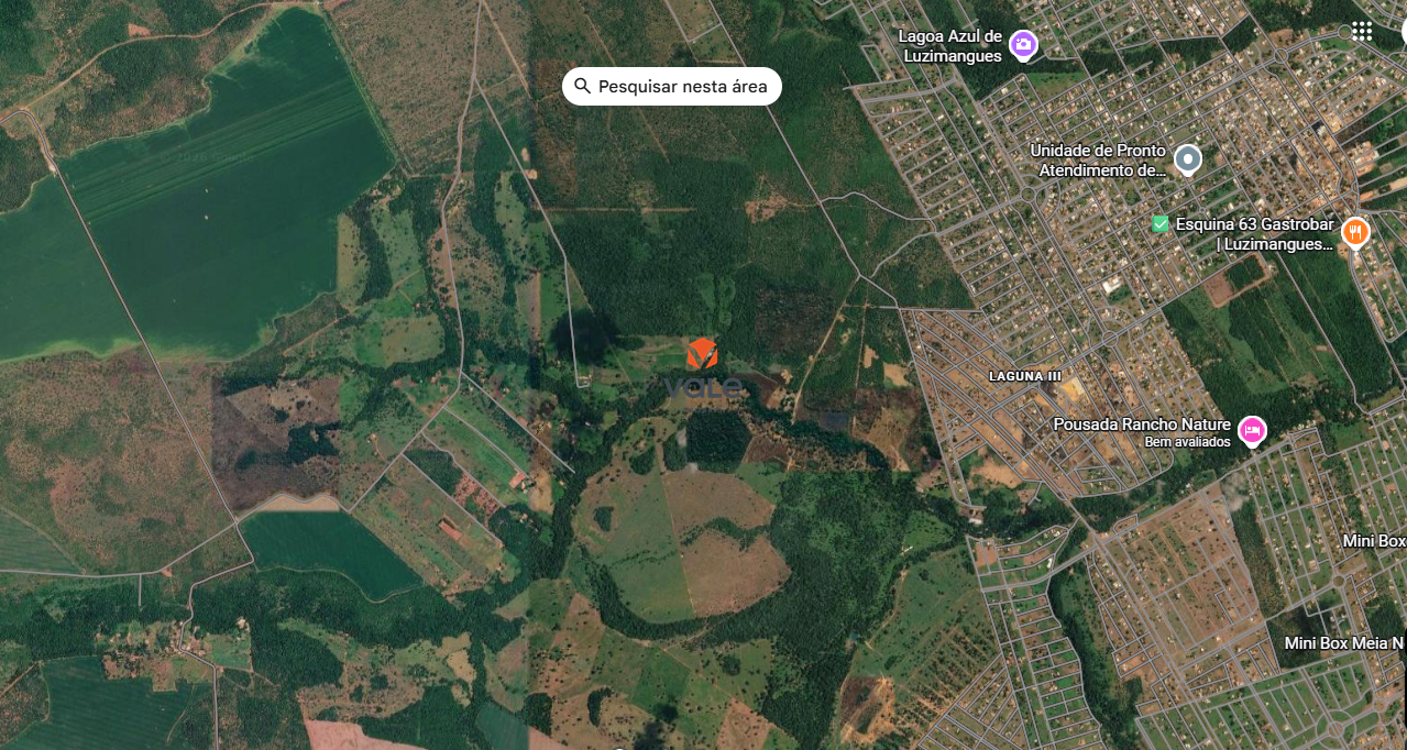 Área à venda no Luzimangues: 