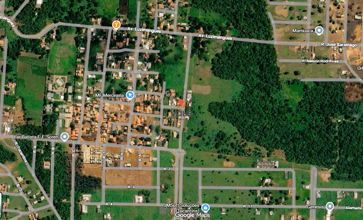 Área à venda no Luzimangues: 