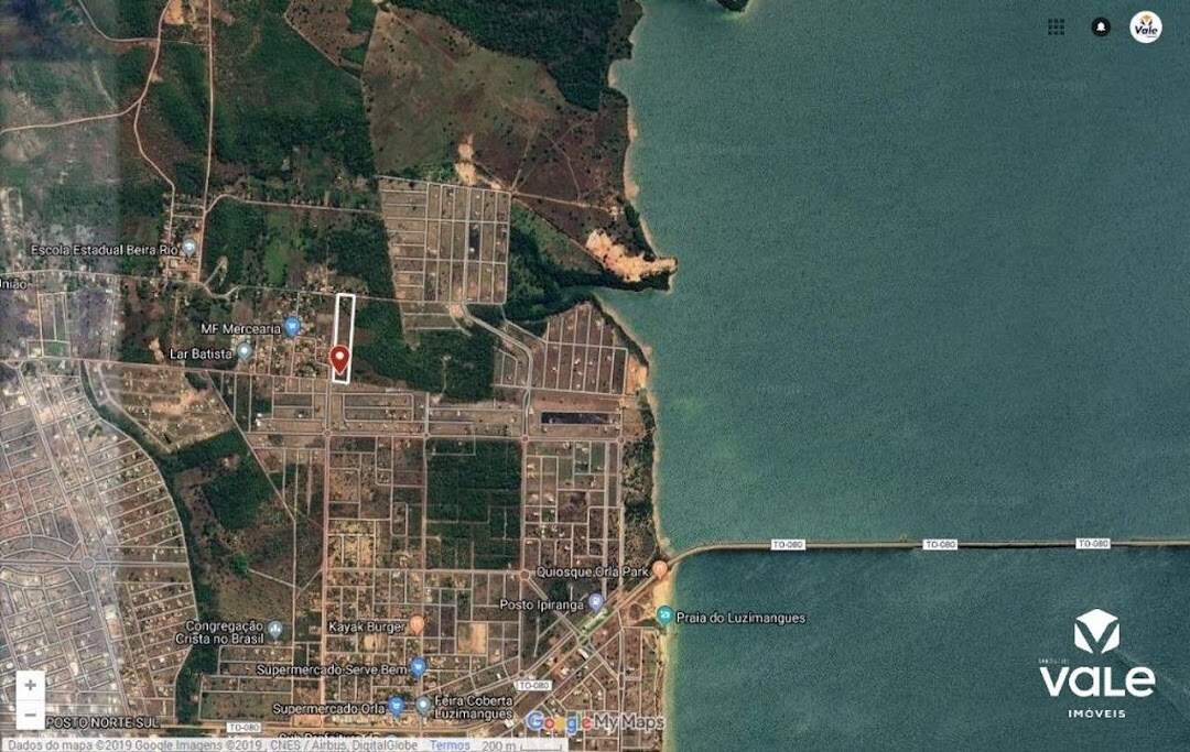 Área à venda no Luzimangues: 