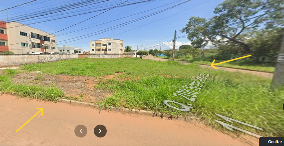 Área à venda no Plano Diretor Norte: 