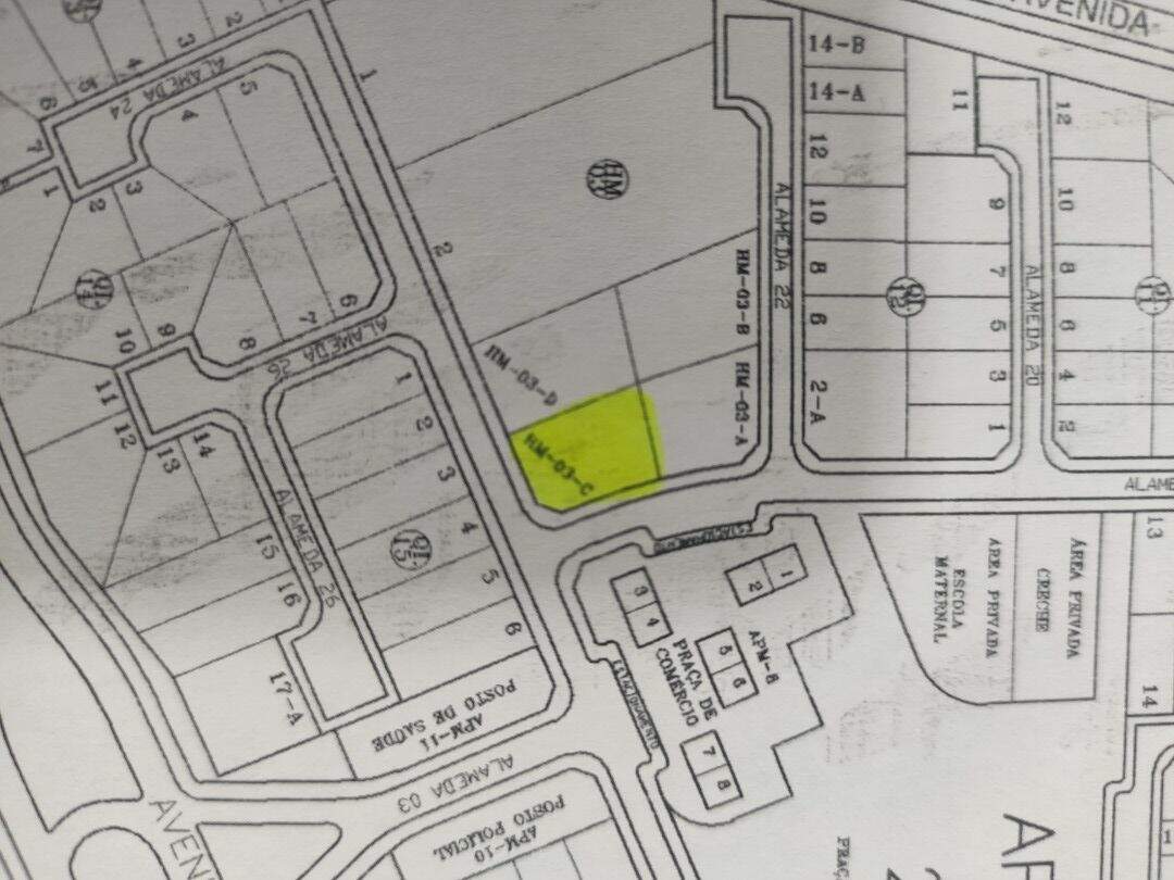 Área à venda no Plano Diretor Norte: 