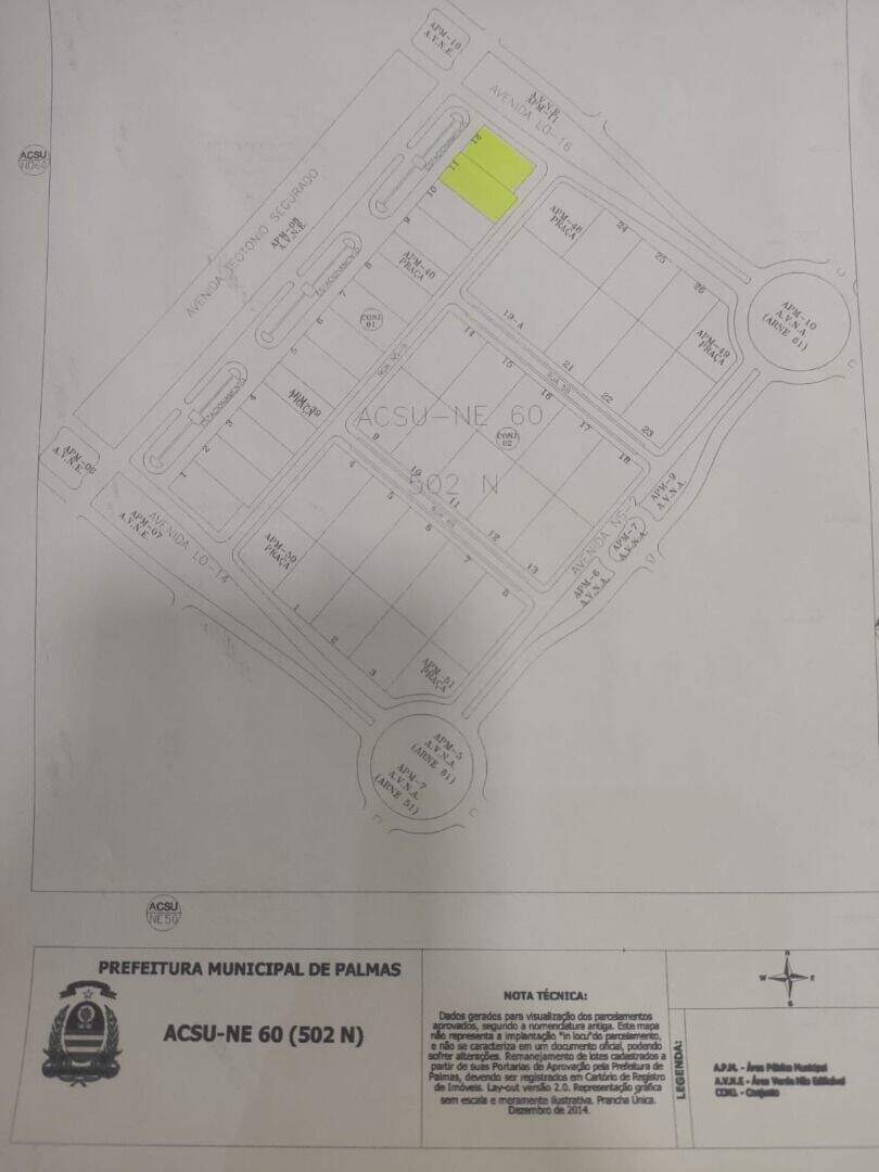 Terreno à venda no Plano Diretor Norte: 