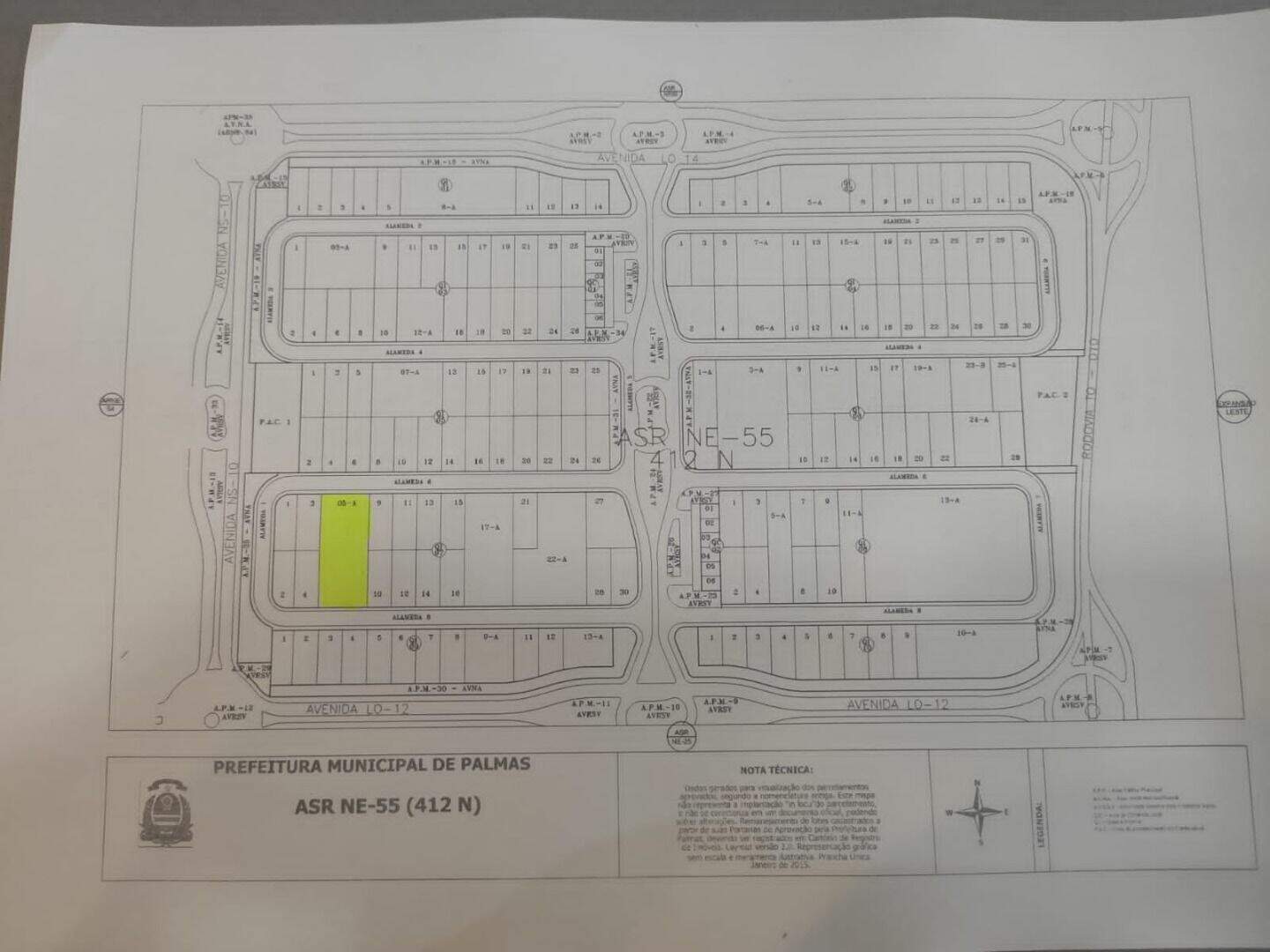 Terreno à venda no Plano Diretor Norte: 