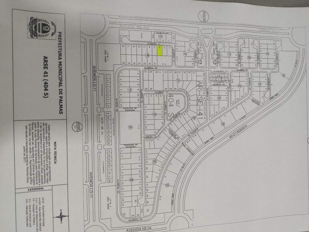 Terreno à venda no Plano Diretor Sul: 