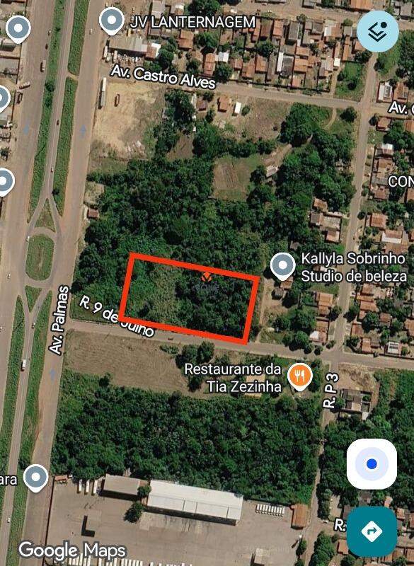 Área à venda no Setor Bela Vista (Taquaralto): 