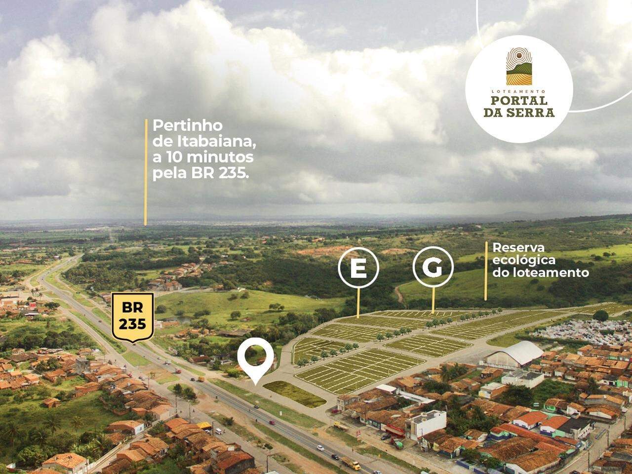 VENDA DE LOTES PARA CHÁCARAS NO PORTAL DA SERRA ITABAIANA - A PARTIR DE 50.000,00