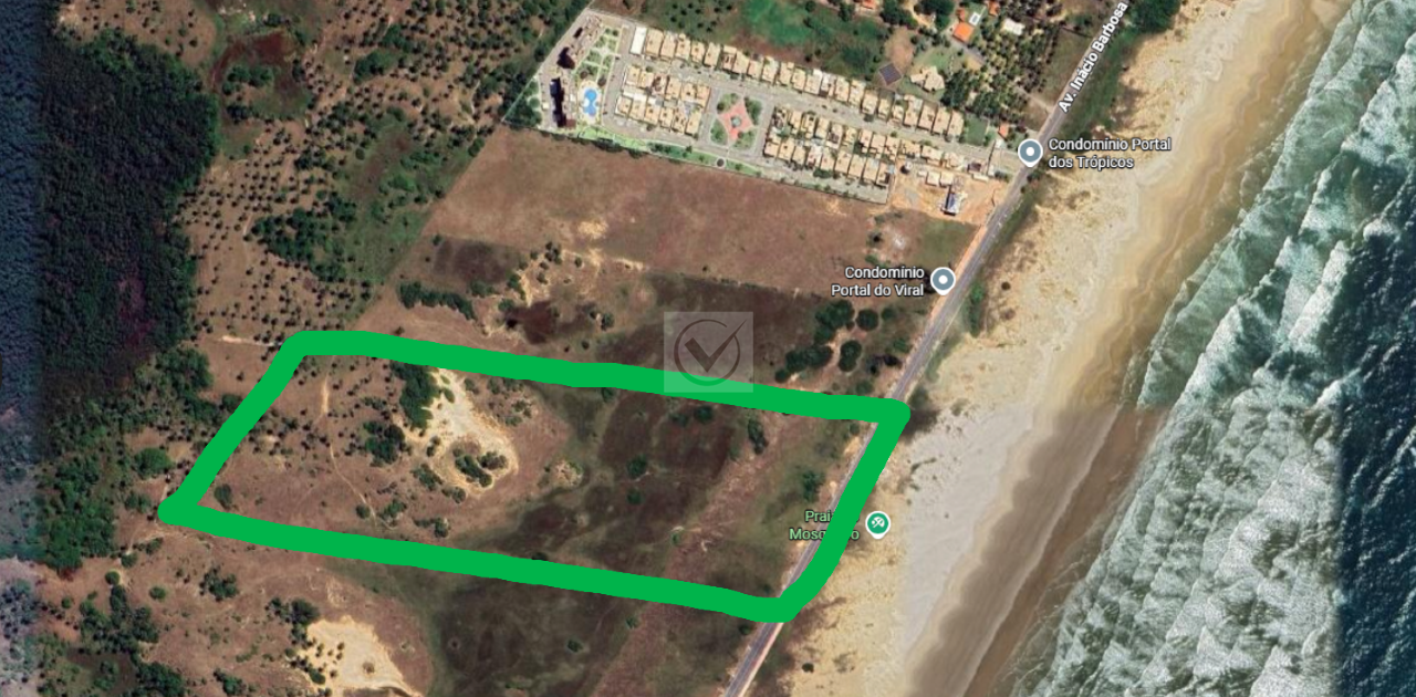 Oportunidade Única: Venda de terreno de 15.000 m² de Frente para o Mar na Av. Inácio Barbosa