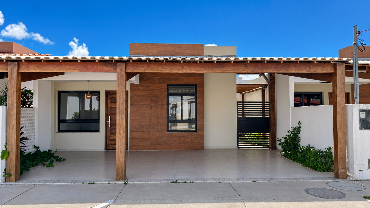 Casa em condominio para aluguel, 2 quartos, 1 suíte, 2 vagas, Espaço Tropical - Barra dos Coqueiros/SE