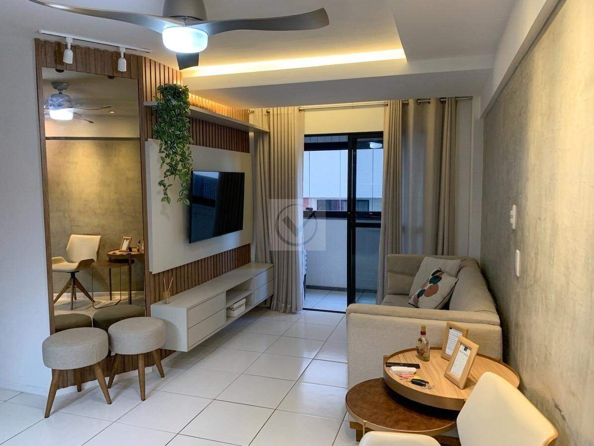Apartamento mobiliado para aluguel, 3 quartos, 2 suítes, 1 vaga, Coroa do Meio - Aracaju/SE - Foto 2