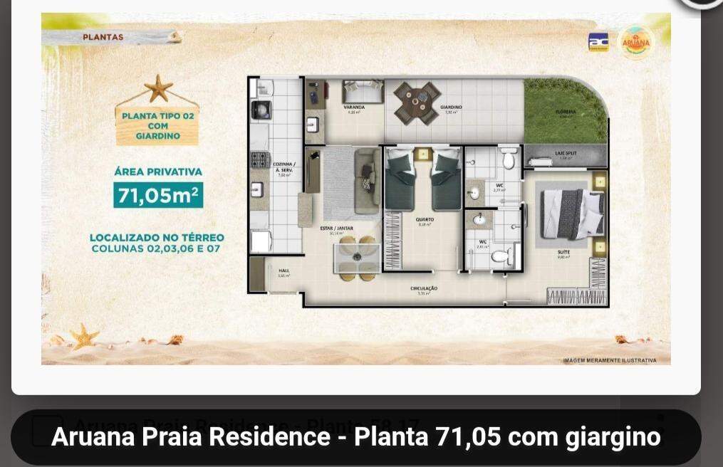 Apartamento no Aruana Praia - Foto 26