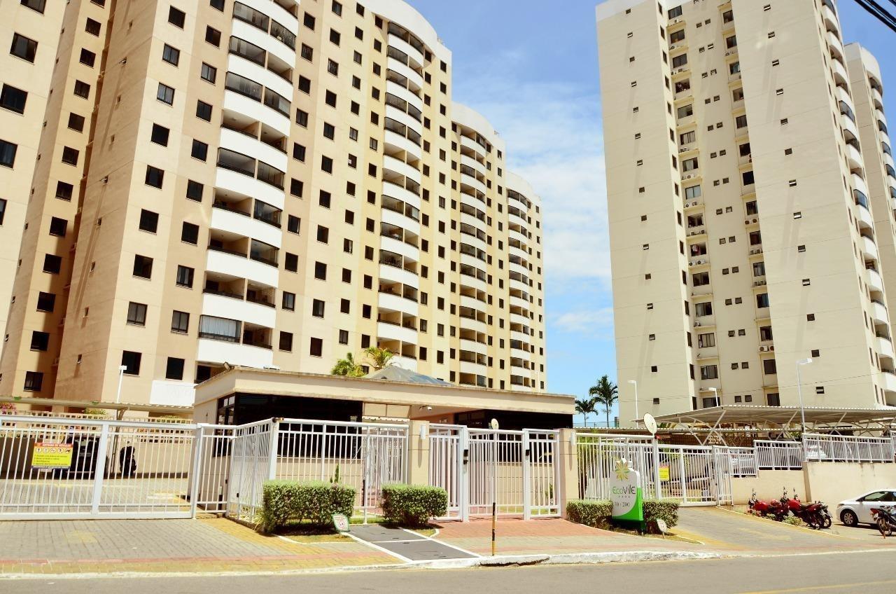 LOCAÇÃO | Apto com 3 quartos (sendo 01 suíte) no Ecoville Park - Bairro Ponto Novo.
