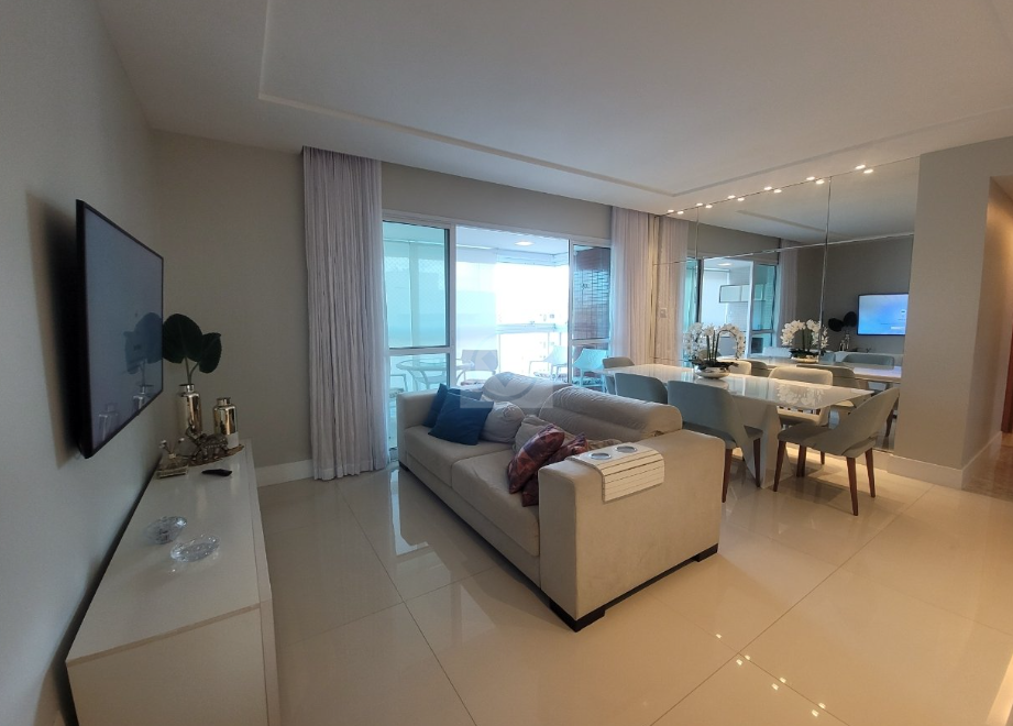 Apartamento Exclusivo de 3 Quartos (1 Suíte) Frente, Mobiliado, com 2 Vagas – Grageru, Aracaju (Aluguel) - Foto 4