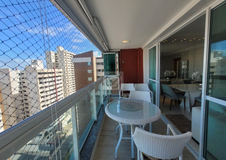 Apartamento Exclusivo de 3 Quartos (1 Suíte) Frente, Mobiliado, com 2 Vagas – Grageru, Aracaju (Aluguel) - Foto 2