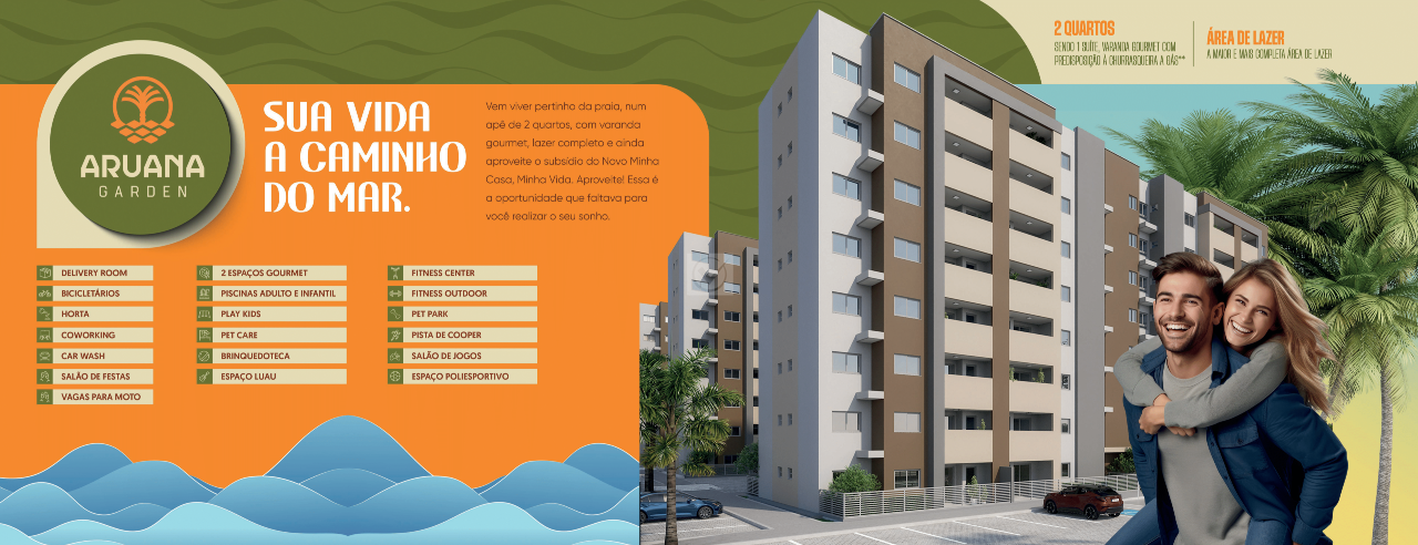 Apartamentos na planta a venda no condomínio Aruana Garden