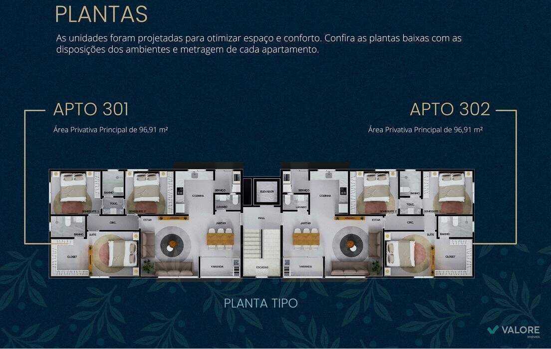 Apartamento 3 quartos à venda no Anchieta: 