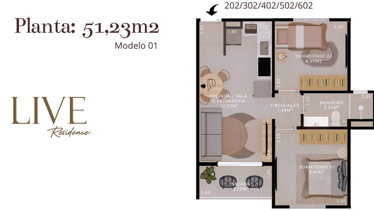 Apartamento à venda no Centro: 