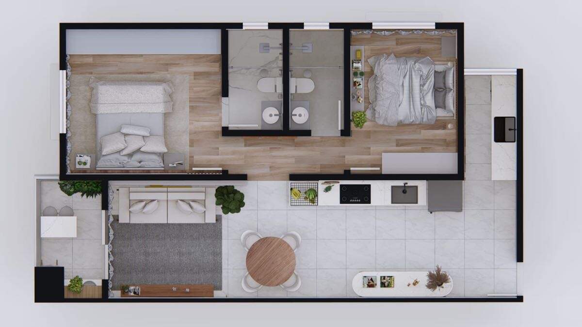 Apartamento à venda no Loteamento Reserva Técnica: 