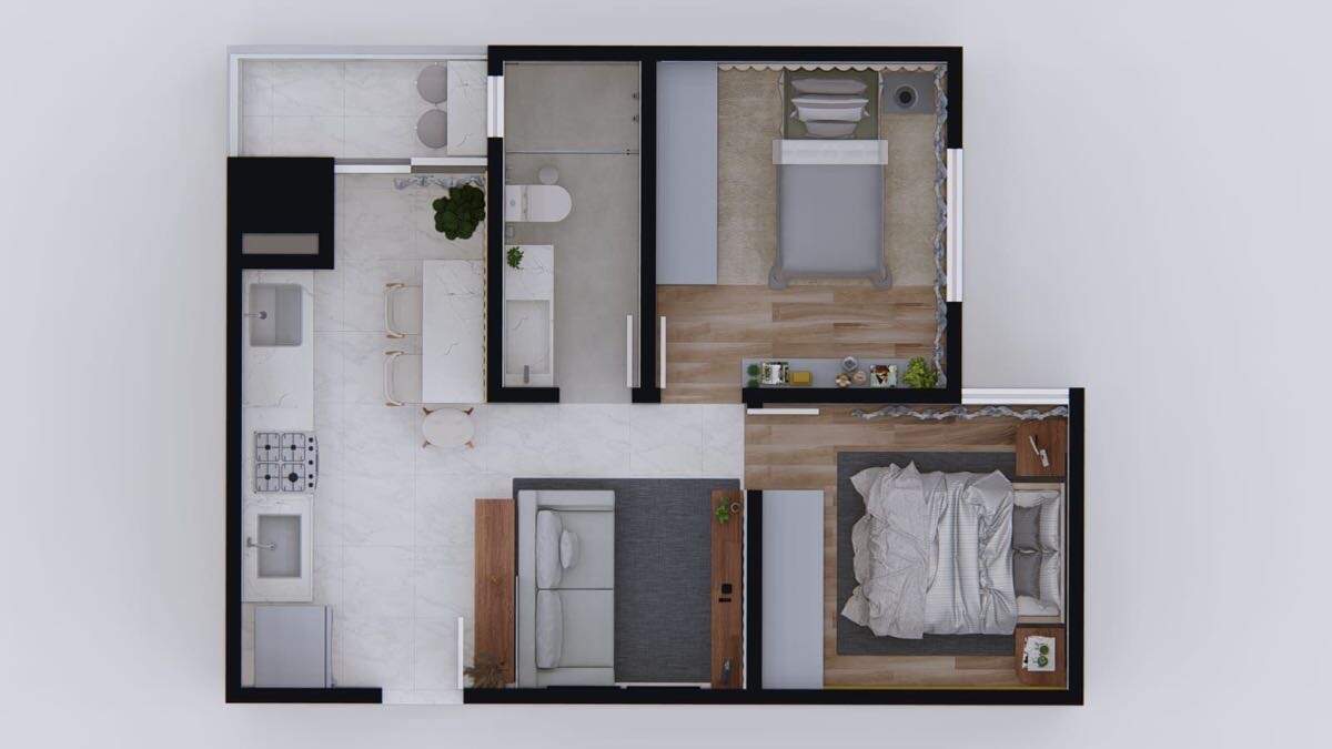 Apartamento à venda no Loteamento Reserva Técnica: 