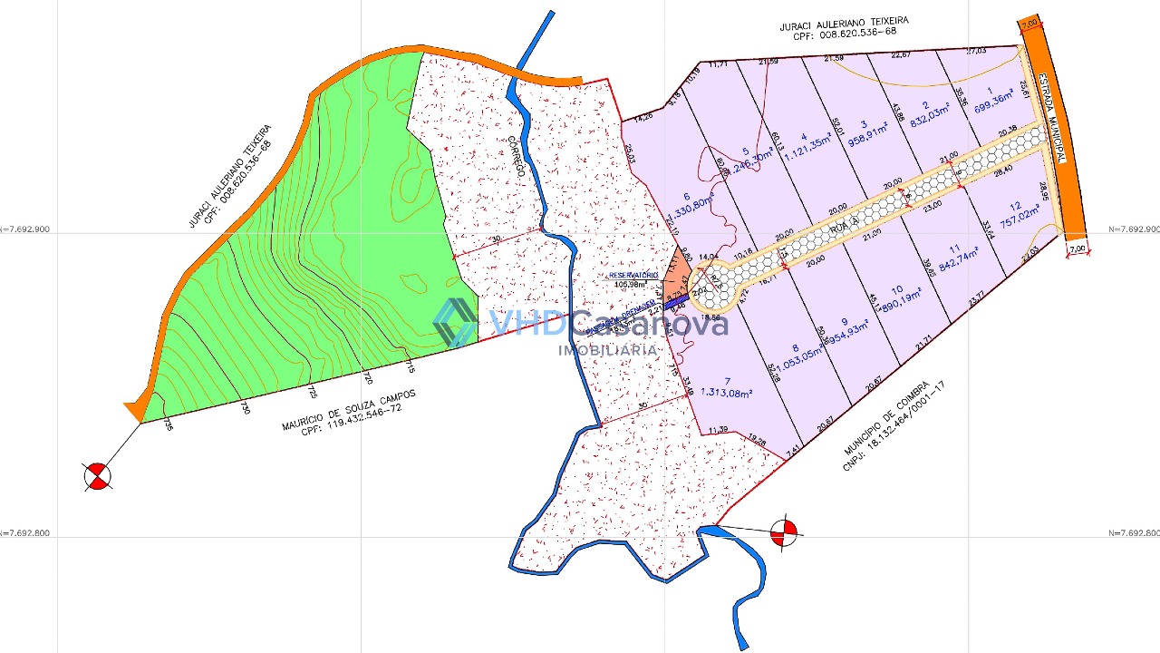 Lote à venda no Área Rural de Viçosa: 