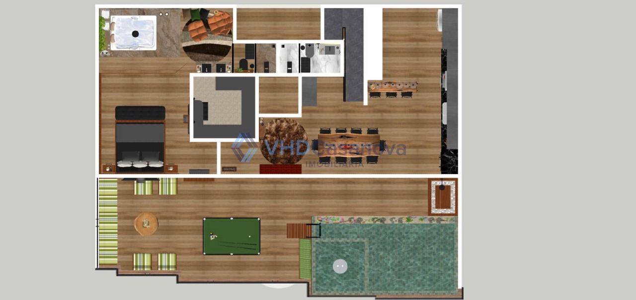 Cobertura à venda no Vereda do Bosque: 