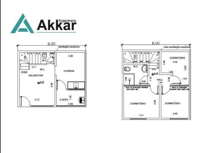 Sobrado à venda no Campestre: 