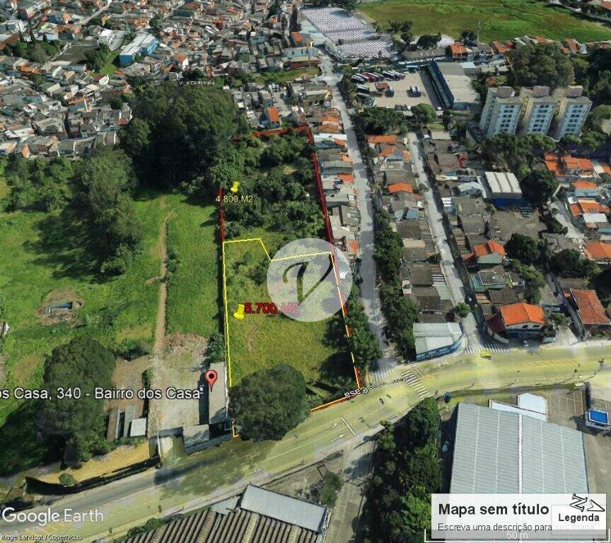 Terreno à venda no Dos Casa: 