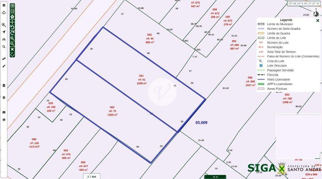 Terreno à venda no Centro: 