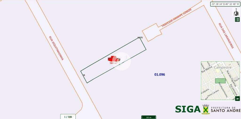 Terreno à venda no Campestre: 