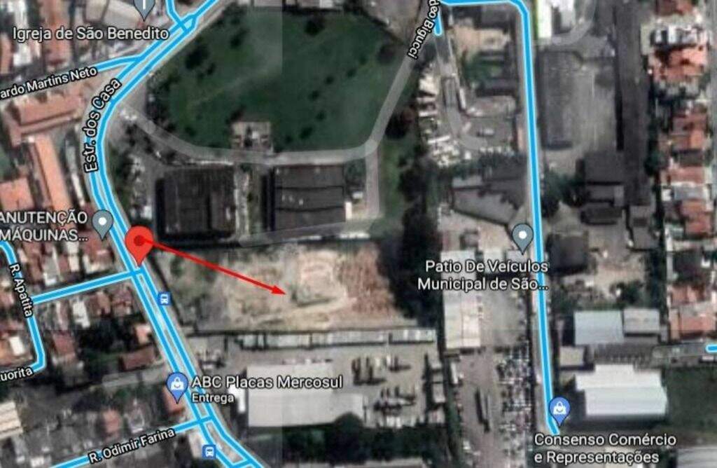 Terreno para aluguel no Dos Casa: 