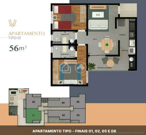 Apartamento à venda no Castelo: 