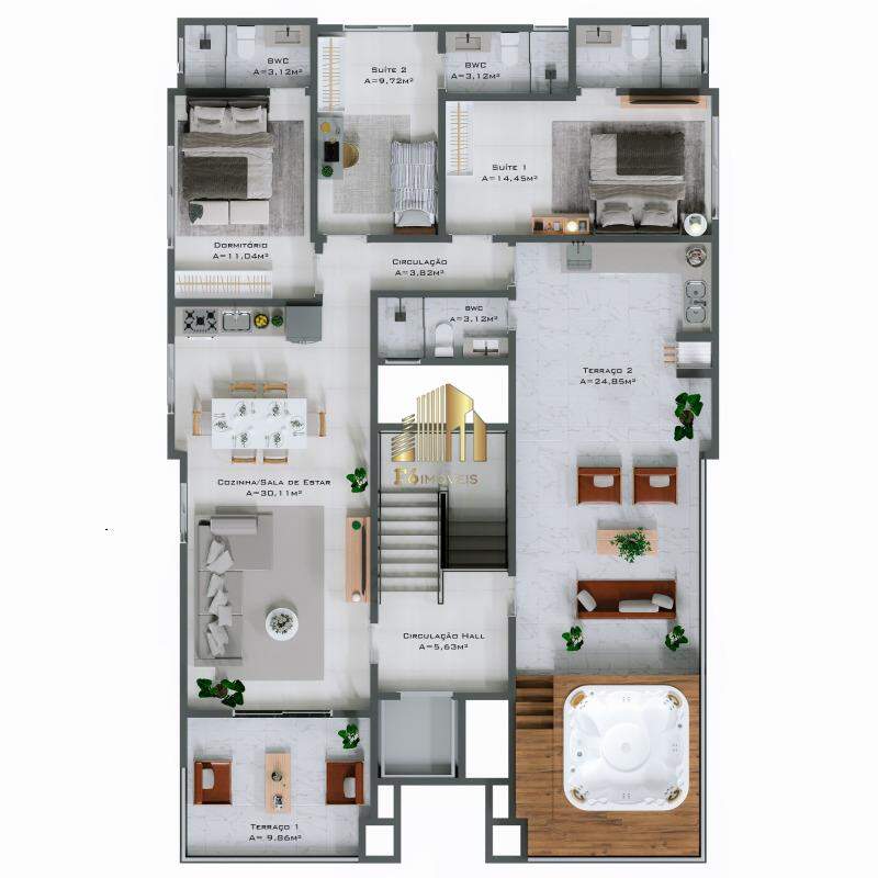 Cobertura à venda com 3 quartos, 149m² - Foto 21