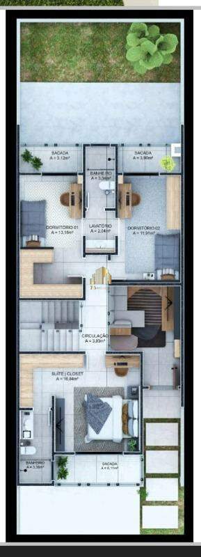 Sobrado à venda com 3 quartos, 179m² - Foto 19