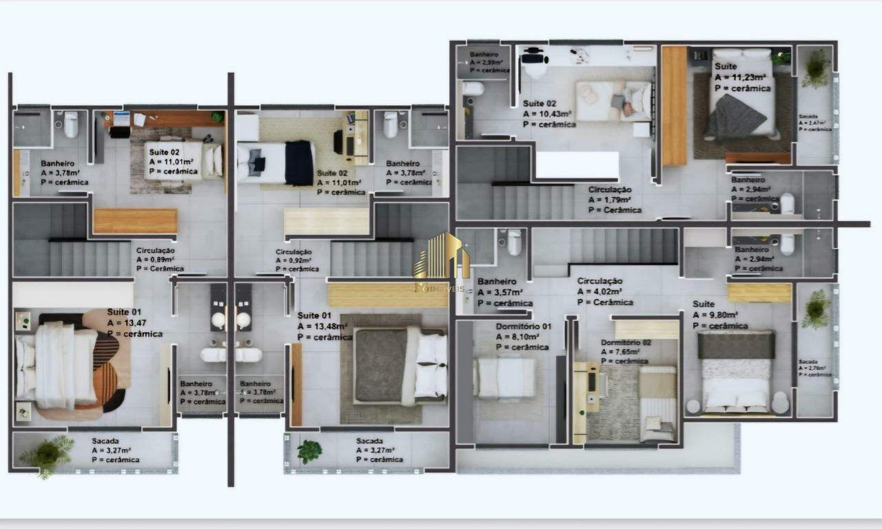 Sobrado à venda com 2 quartos, 81m² - Foto 6