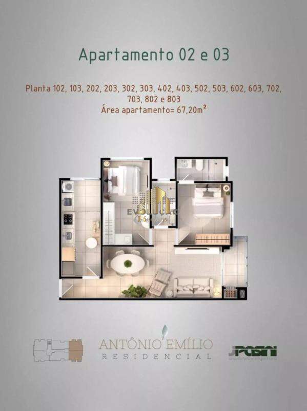 Apartamento à venda com 2 quartos, 68m² - Foto 5