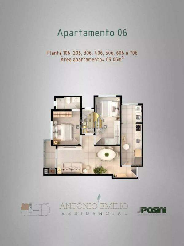 Apartamento à venda com 2 quartos, 68m² - Foto 7