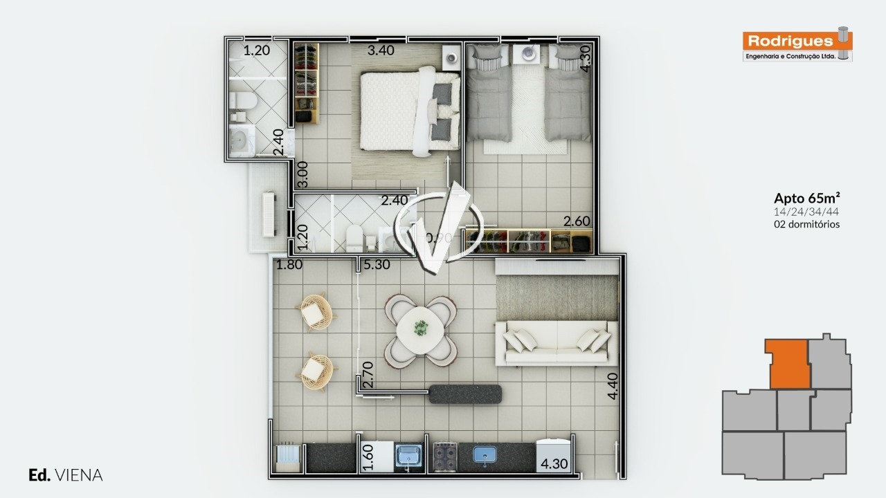 Apartamento à venda no Itaguá: 