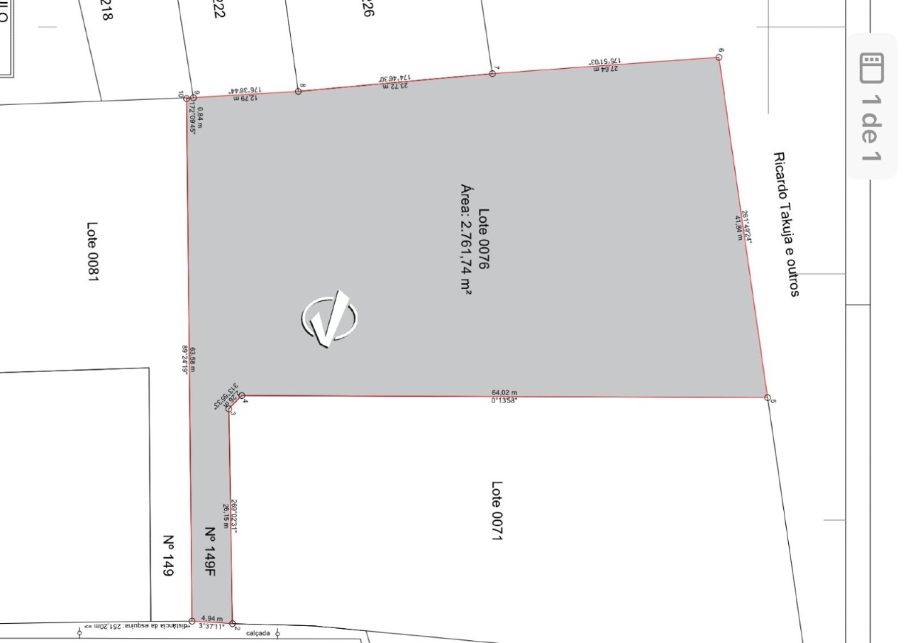 Lote à venda no Vila São Benedito: 